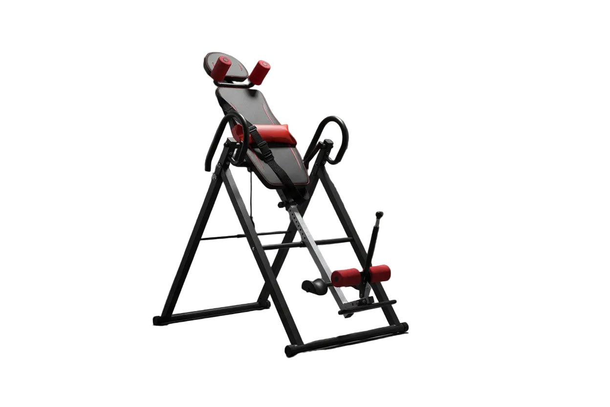 HOMCOM Panca Inversa Con Angolo E Altezza Regolabile in Acciaio E Plastica