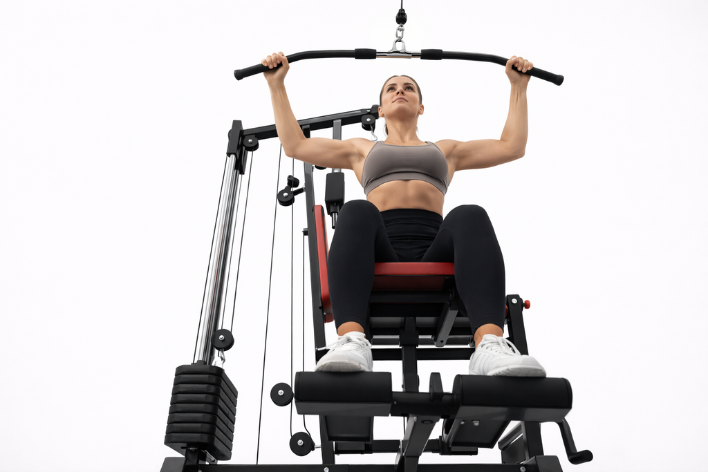 VÆLION Power Rack Multifunzionale Professionale Certificato CE/USA/ISO - Home Gym Machine Completa Acciaio 50x1.5mm | Made in Italy - THERMOLUX  