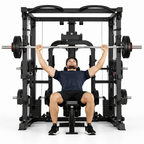 VÆLION Smith Machine Professionale Multifunzione 900 KG Certificata CE/ISO - Stazione Completa Power Rack + Carrucole | Made in Italy - THERMOLUX  