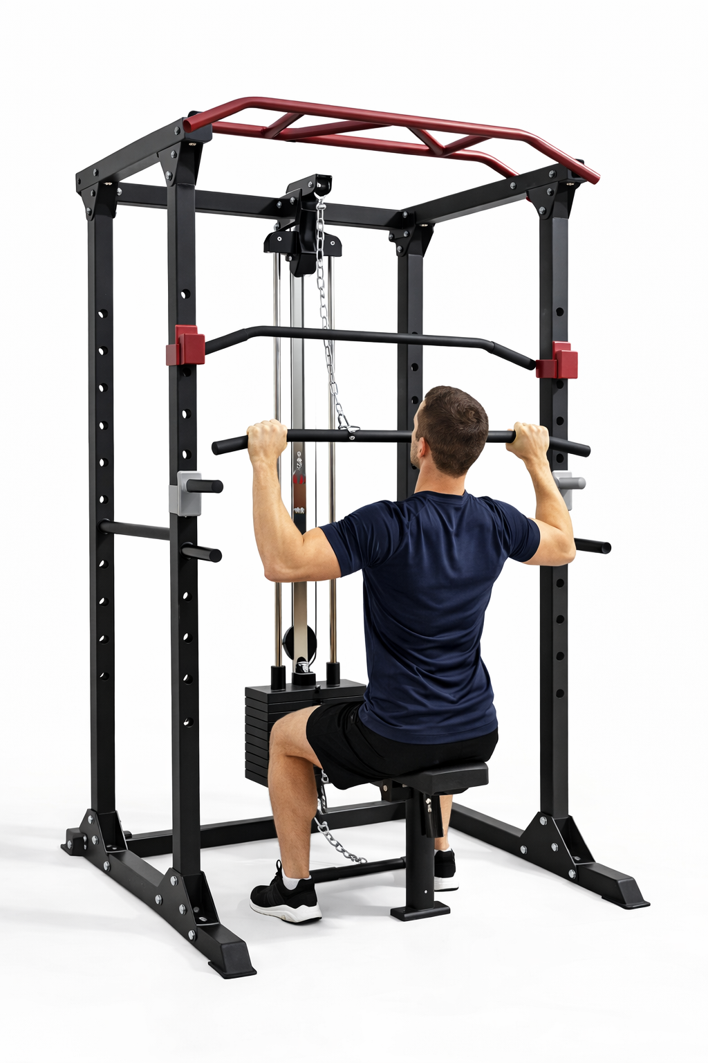 VÆLION Professional Power Rack - Gabbia di Potenza Multifunzionale Certificata CE/USA per Palestre Commerciali | Made in Italy - THERMOLUX  