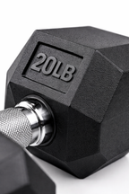 VÆLION® Set Manubri Esagonali Premium 68-181kg con Rack - Rivestimento Gomma Professionale - THERMOLUX  