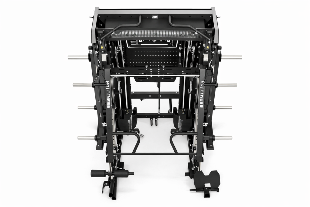 VÆLION® Smith Machine Multifunzionale Integrato - Rack Squat con Funzione Schiena - THERMOLUX  