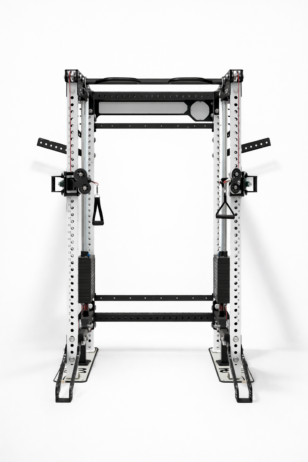 VÆLION® Smith Machine Plegable de Pared con Pila de Pesas - Rack Multifunzione Professionale - THERMOLUX  