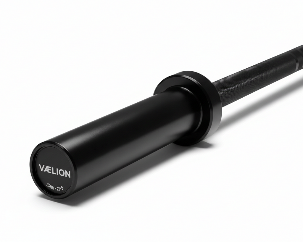 VÆLION® Set Bilanciere Olimpico con Dischi 25-125kg - Barra 120cm/180cm Attrezzatura Sollevamento Pesi - THERMOLUX  