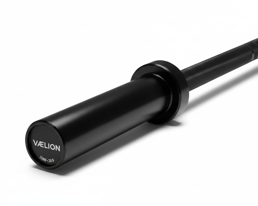 VÆLION® Set Bilanciere Olimpico con Dischi 25-125kg - Barra 120cm/180cm Attrezzatura Sollevamento Pesi - THERMOLUX  