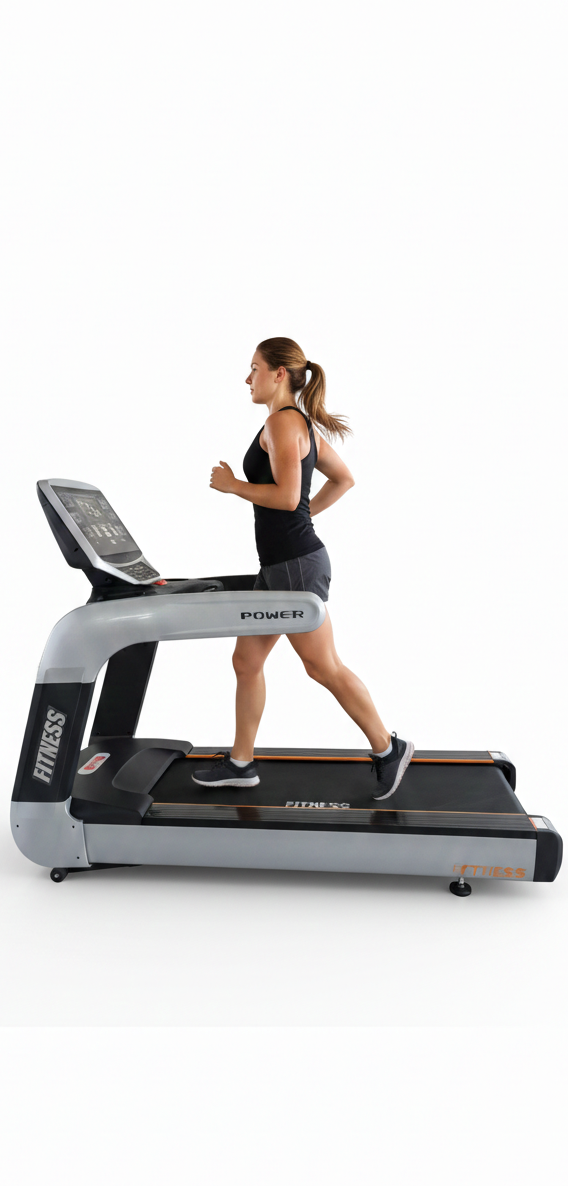 VÆLION® Tapis Roulant Commerciale Elettrico Luxury - Display LCD e Monitoraggio Cardio - THERMOLUX  