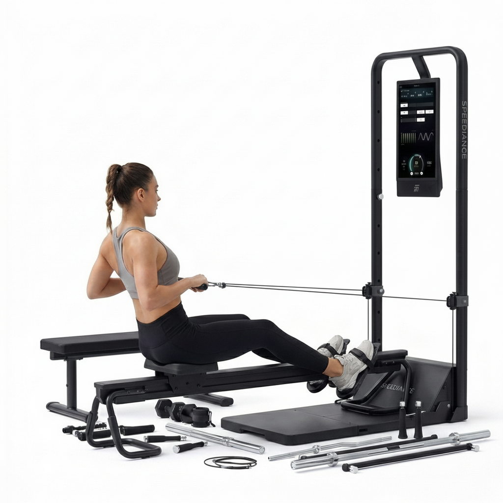 VÆLION Gym Master - Palestra Intelligente Multifunzionale Pieghevole Certificata CE/ISO - Sistema All-in-One con IA e Schermo HD 21.5" | Made in Italy - THERMOLUX  