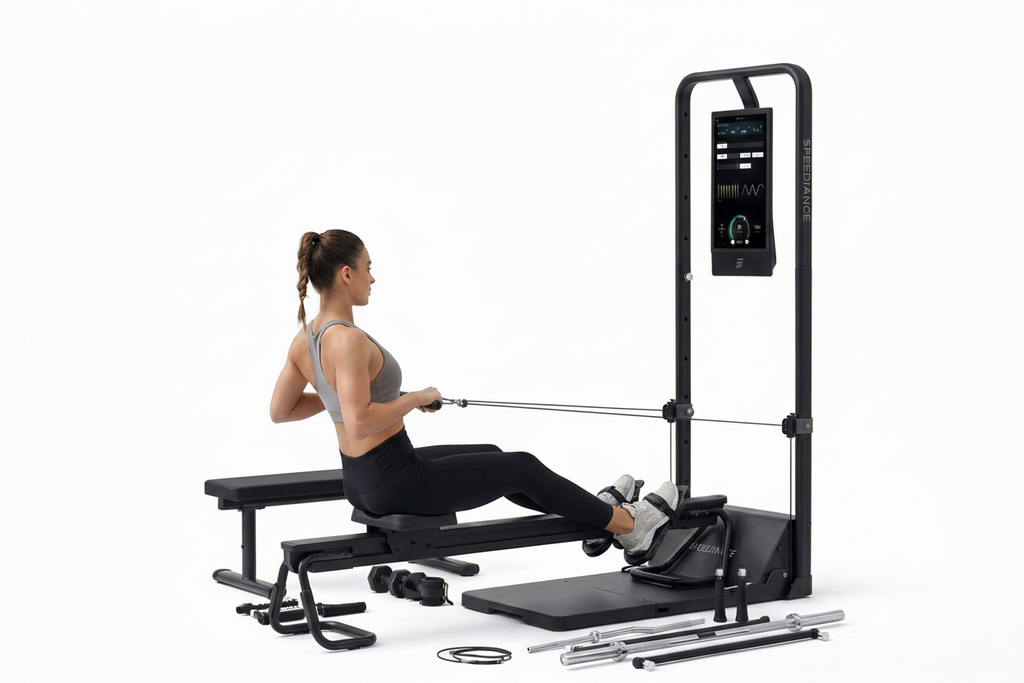 VÆLION Gym Master - Palestra Intelligente Multifunzionale Pieghevole Certificata CE/ISO - Sistema All-in-One con IA e Schermo HD 21.5" | Made in Italy - THERMOLUX  