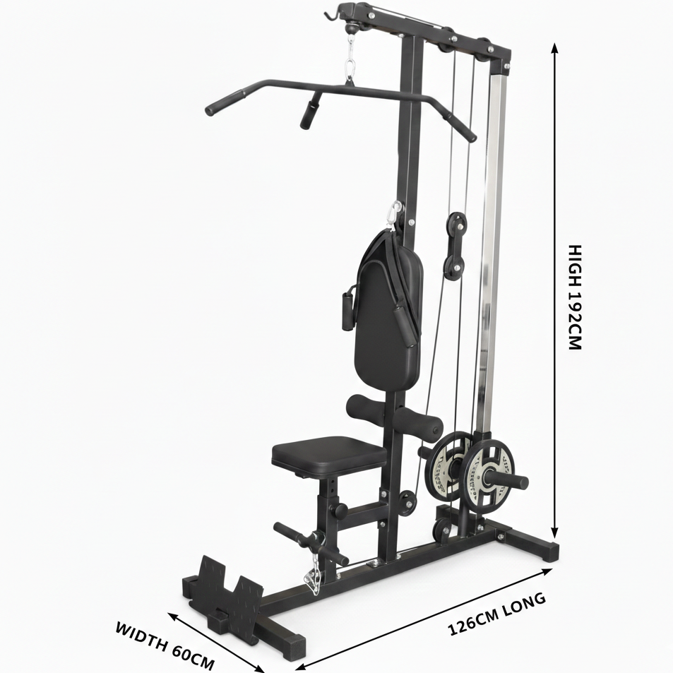 VÆLION® Stazione Multifunzione Professionale - Remo e Poleas Alta/Bassa - THERMOLUX  