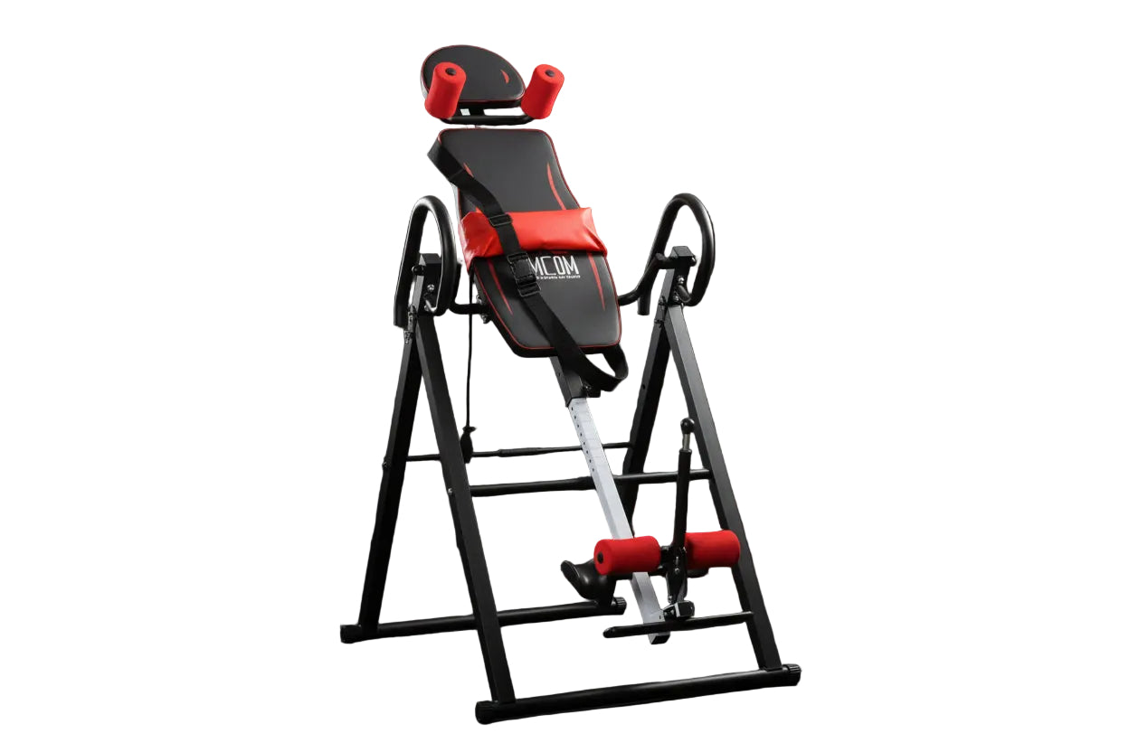 HOMCOM Panca Inversa Con Angolo E Altezza Regolabile in Acciaio E Plastica