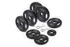 VÆLION Dischi in Ghisa Olimpici 35 lb Set Certificati CE/USA/ASTM - Cast Iron Weight Plates 2" Professional | Made in Italy - THERMOLUX  